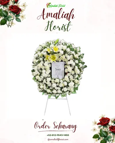 Krans Bunga Duka Cita di Pamulihan